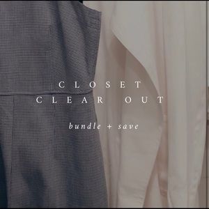 Closet Clearout! Bundle and Save!! ✨